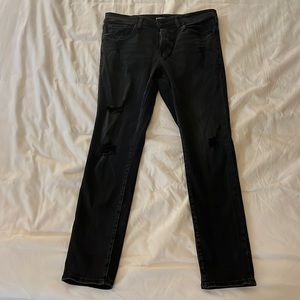 Express Men black skinny jeans